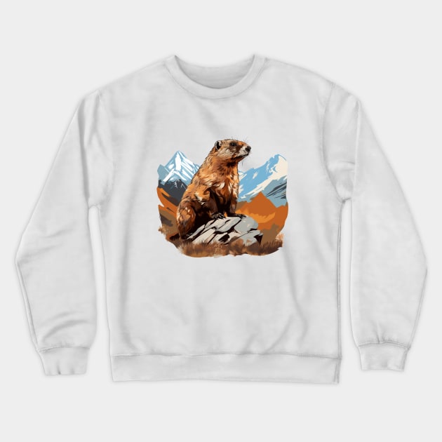 Marmot Crewneck Sweatshirt by zooleisurelife